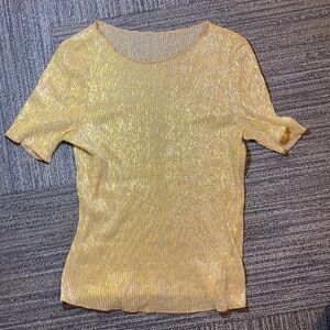 Gold sheet top